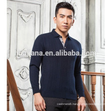 men's 100% cashmere sweater T shirt